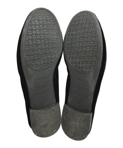 repetto（レペット）Repetto (レペット) Lilouh バレエパンプス ベルベット ベロア ブラック サイズ:SIZE 38の古着・服飾アイテム