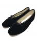 Repetto（レペット）の古着「Lilouh バレエパンプス ベルベット ベロア」｜ブラック