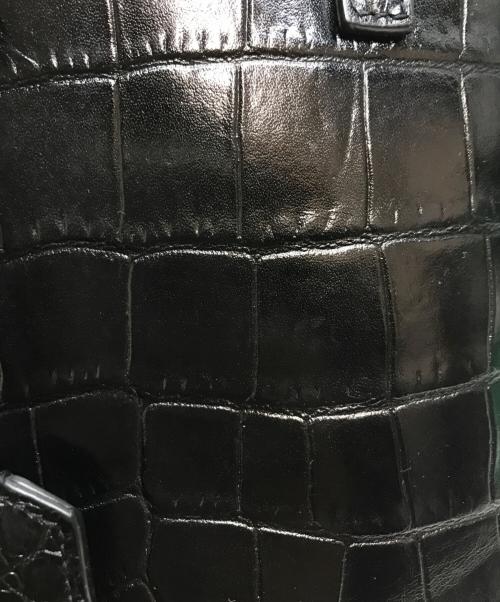 Saint Laurent Paris（サンローランパリ）Saint Laurent Paris (サンローランパリ) クロコミニトイショッピングバッグ ブラックの古着・服飾アイテム