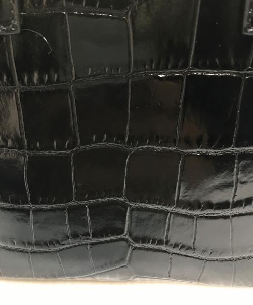 Saint Laurent Paris（サンローランパリ）Saint Laurent Paris (サンローランパリ) クロコミニトイショッピングバッグ ブラックの古着・服飾アイテム