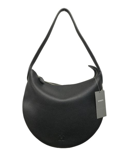 HIROFU（ヒロフ）HIROFU (ヒロフ) 【ヴァローレ】レザーショルダーバッグ ブラック 未使用品の古着・服飾アイテム