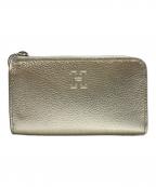 HIROFUヒロフ）の古着「レザー コンパクト カードケース コインケース」｜シルバー