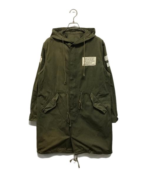 WACKO MARIA（ワコマリア）WACKO MARIA (ワコマリア) パッチ付モッズコート オリーブ サイズ:Mの古着・服飾アイテム