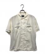 Schottショット）の古着「BOWLING SHIRT FINEST QUALITY BUILT TOUGH(ファイネスト・クオリティ・ビルド・タフ)」｜アイボリー