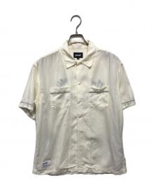 Schott（ショット）の古着「BOWLING SHIRT FINEST QUALITY BUILT TOUGH(ファイネスト・クオリティ・ビルド・タフ)」｜アイボリー