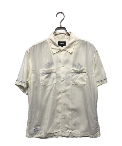 Schott（ショット）Schott (ショット) BOWLING SHIRT FINEST QUALITY BUILT TOUGH(ファイネスト・クオリティ・ビルド・タフ) アイボリー サイズ:Mの古着・服飾アイテム