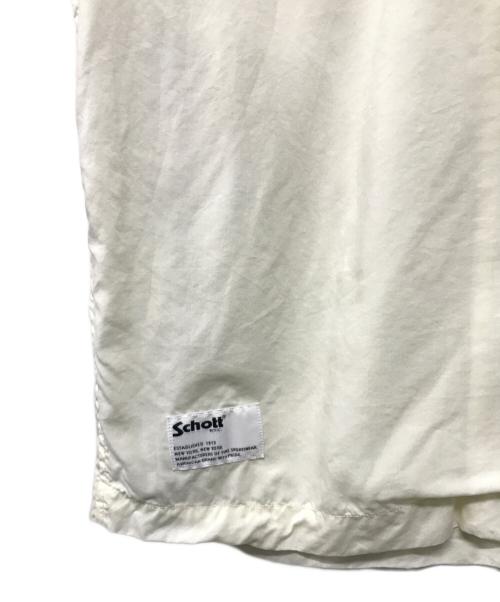 Schott（ショット）Schott (ショット) BOWLING SHIRT FINEST QUALITY BUILT TOUGH(ファイネスト・クオリティ・ビルド・タフ) アイボリー サイズ:Mの古着・服飾アイテム