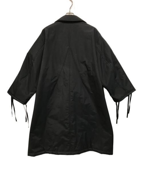 yoshio kubo（ヨシオクボ）yoshio kubo (ヨシオクボ) COMBO LONG COAT（コンボ ロング コート） ブラック サイズ:2の古着・服飾アイテム