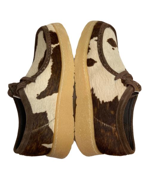 CLARKS（クラークス）CLARKS (クラークス) ZARA (ザラ) ハラコモカシンシューズ ブラウン サイズ:42の古着・服飾アイテム