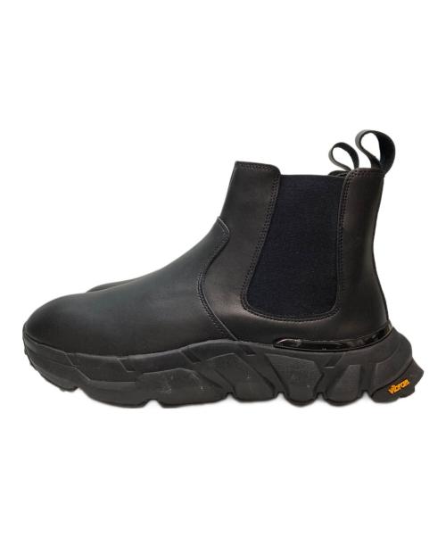 OPENING act（オープニングアクト）OPENING act (オープニングアクト) サイドゴアブーツ ブラック サイズ:25.5cmの古着・服飾アイテム