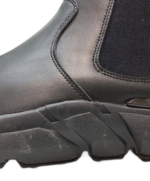 OPENING act（オープニングアクト）OPENING act (オープニングアクト) サイドゴアブーツ ブラック サイズ:25.5cmの古着・服飾アイテム