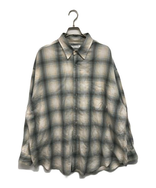 ROTOL（ロトル）ROTOL (ロトル) BASIC SHIRT-1LDK CHECK ベージュ×ブルー サイズ:3の古着・服飾アイテム