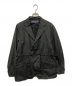 COMME des COMMEコムデギャルソン）の古着「ステッチデザイン ドローコード テーラードジャケット」｜ブラック