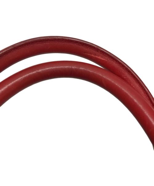 GUCCI（グッチ）GUCCI (グッチ) GGキャンバストートバッグ レッド×ネイビーの古着・服飾アイテム