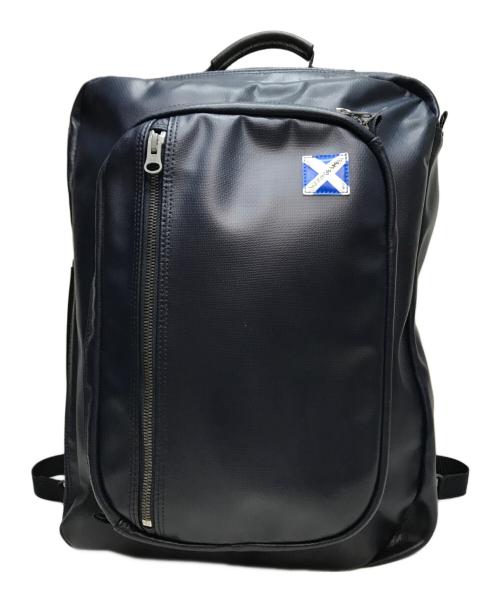 LUGGAGE LABEL（ラゲッジ レーベル）LUGGAGE LABEL (ラゲッジ レーベル) 3WAY BRIEFCASE ネイビーの古着・服飾アイテム