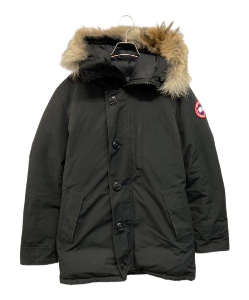 CANADA GOOSE（カナダグース）CANADA GOOSE (カナダグース) ジャスパー コヨーテファー付きダウンジャケット ブラック サイズ:Mの古着・服飾アイテム
