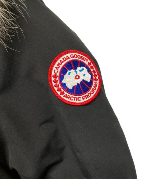 CANADA GOOSE（カナダグース）CANADA GOOSE (カナダグース) ジャスパー コヨーテファー付きダウンジャケット ブラック サイズ:Mの古着・服飾アイテム