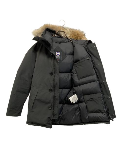 CANADA GOOSE（カナダグース）CANADA GOOSE (カナダグース) ジャスパー コヨーテファー付きダウンジャケット ブラック サイズ:Mの古着・服飾アイテム