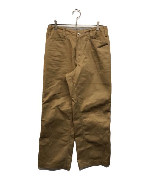 TENDERLOIN（テンダーロイン）TENDERLOIN (テンダーロイン) ツイル フリスコ ワーク パンツ ベージュ サイズ:XSの古着・服飾アイテム