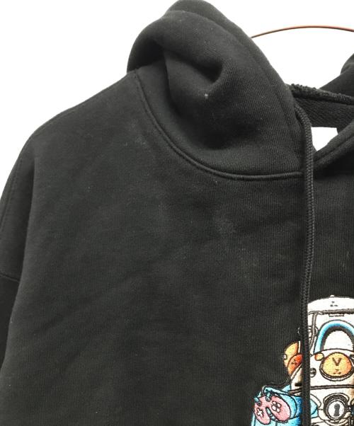 VAULTROOM（ボルトルーム）VAULTROOM (ボルトルーム) 攻殻機動隊 (コウカクキドウタイ) TACHIKOMA HOODIE Ls ブラック サイズ:Mの古着・服飾アイテム