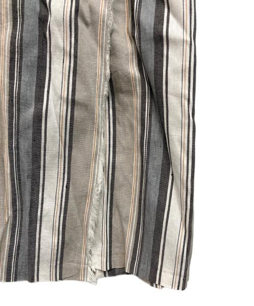 O'NEIL OF DUBLIN（オニールオブダブリン）O'NEIL OF DUBLIN (オニールオブダブリン) Adam et Rope (アダム エ ロペ) リネンキルトマキシスカート グレー サイズ:SIZE 36の古着・服飾アイテム