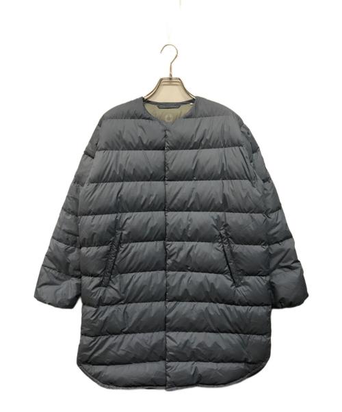 ORCIVAL（オーシバル）ORCIVAL (オーシバル) Polyester Taffeta Round Neck Long Coat ブルー サイズ:SIZE 1の古着・服飾アイテム