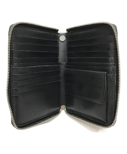 Yohji Yamamoto pour homme（ヨウジヤマモト プールオム）Yohji Yamamoto pour homme (ヨウジヤマモト プールオム) Cow Leather Zipper Wallet S ブラックの古着・服飾アイテム