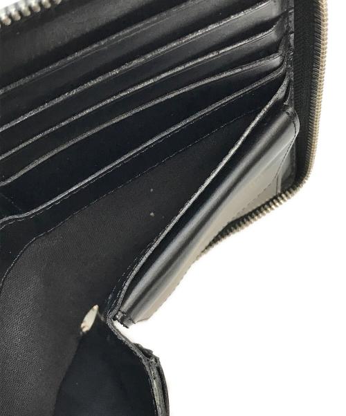 Yohji Yamamoto pour homme（ヨウジヤマモト プールオム）Yohji Yamamoto pour homme (ヨウジヤマモト プールオム) Cow Leather Zipper Wallet S ブラックの古着・服飾アイテム