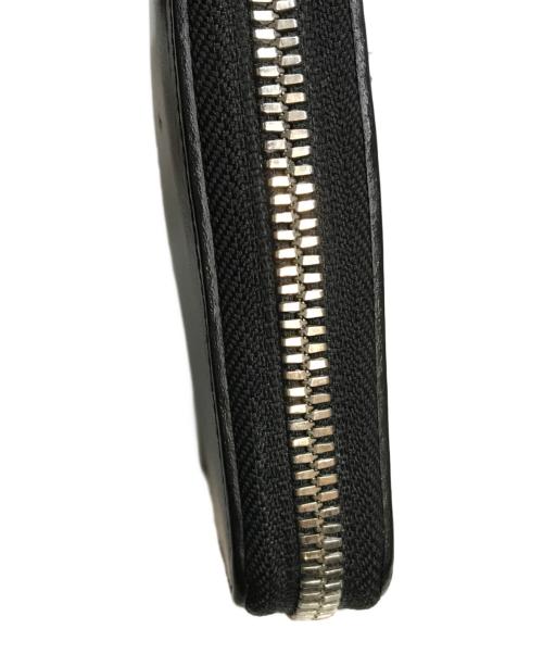 Yohji Yamamoto pour homme（ヨウジヤマモト プールオム）Yohji Yamamoto pour homme (ヨウジヤマモト プールオム) Cow Leather Zipper Wallet S ブラックの古着・服飾アイテム