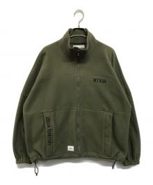 WTAPS（ダブルタップス）の古着「FORESTER CARDIGAN FLEECE（フォレスター カーディガン フリース）」｜カーキ