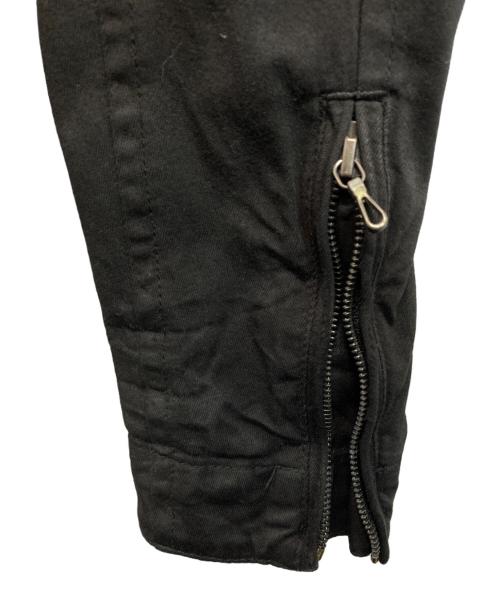 JULIUS（ユリウス）JULIUS (ユリウス) ダメージドコーティングデニムライダースジャケット ブラック サイズ:SIZE 2の古着・服飾アイテム