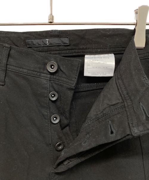 JULIUS（ユリウス）JULIUS (ユリウス) コーティングスキニーぺディングデニムパンツ ブラック サイズ:SIZE 1の古着・服飾アイテム