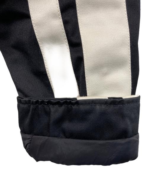 DIESEL（ディーゼル）DIESEL (ディーゼル) J-BECKバイカージャケット ブラック×ホワイト サイズ:SIZE 44の古着・服飾アイテム