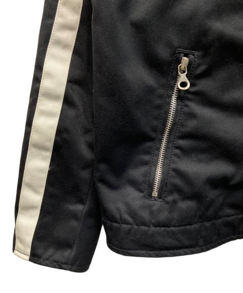 DIESEL（ディーゼル）DIESEL (ディーゼル) J-BECKバイカージャケット ブラック×ホワイト サイズ:SIZE 44の古着・服飾アイテム