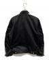 DIESEL (ディーゼル) J-BECKバイカージャケット ブラック×ホワイト サイズ:SIZE 44：40000円