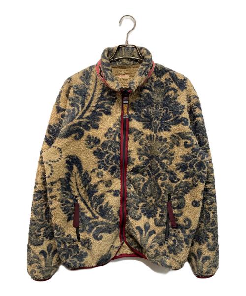 KAPITAL（キャピタル）KAPITAL (キャピタル) ダマスク柄ボアフリースジャケット ベージュ サイズ:SIZE 2の古着・服飾アイテム