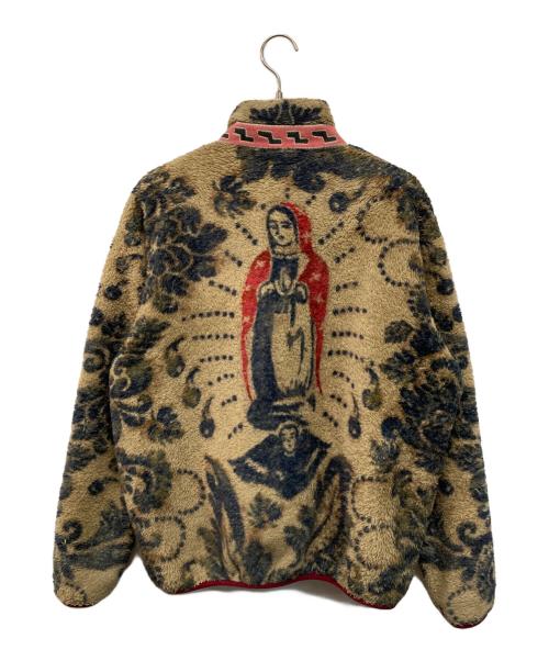 KAPITAL（キャピタル）KAPITAL (キャピタル) ダマスク柄ボアフリースジャケット ベージュ サイズ:SIZE 2の古着・服飾アイテム