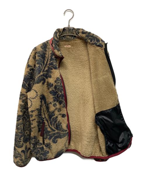 KAPITAL（キャピタル）KAPITAL (キャピタル) ダマスク柄ボアフリースジャケット ベージュ サイズ:SIZE 2の古着・服飾アイテム