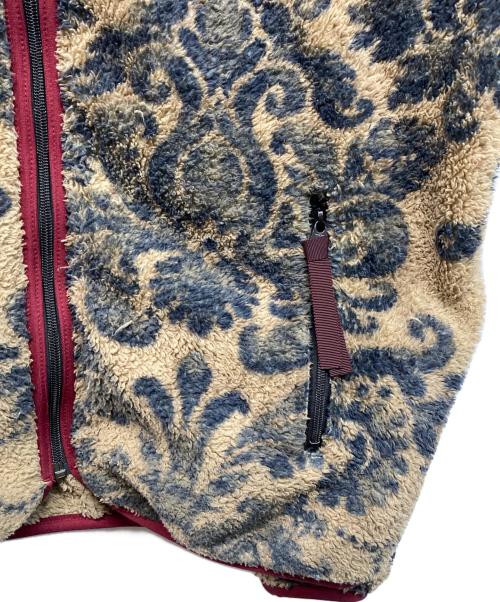 KAPITAL（キャピタル）KAPITAL (キャピタル) ダマスク柄ボアフリースジャケット ベージュ サイズ:SIZE 2の古着・服飾アイテム