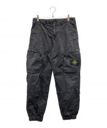 STONE ISLAND（ストーンアイランド）の古着「PANTALONE LOOSE カーゴパンツ」｜ブラック