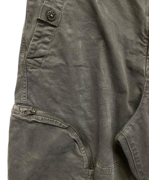 STONE ISLAND（ストーンアイランド）STONE ISLAND (ストーンアイランド) PANTALONE LOOSE カーゴパンツ ブラック サイズ:W28の古着・服飾アイテム
