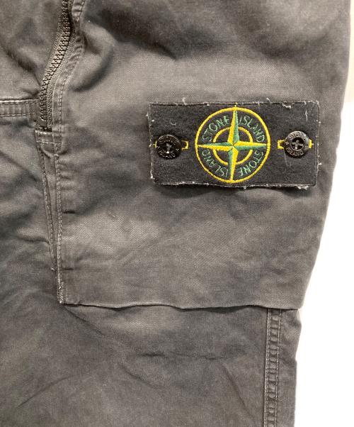 STONE ISLAND（ストーンアイランド）STONE ISLAND (ストーンアイランド) PANTALONE LOOSE カーゴパンツ ブラック サイズ:W28の古着・服飾アイテム