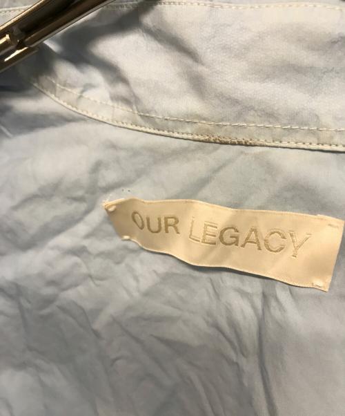 OUR LEGACY（アワーレガシー）OUR LEGACY (アワーレガシー) ボロウド シャツ ブルー サイズ:46の古着・服飾アイテム