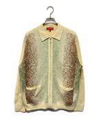 SUPREMEシュプリーム）の古着「22SS Gradient Stripe Zip Up Cardigan【グラディエント ストライプ ジップ アップ カーディガン】」｜ベージュ