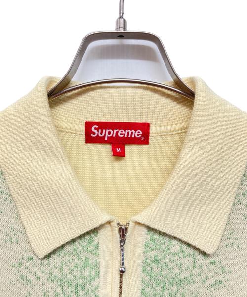 SUPREME（シュプリーム）SUPREME (シュプリーム) 22SS Gradient Stripe Zip Up Cardigan【グラディエント ストライプ ジップ アップ カーディガン】 ベージュ サイズ:Mの古着・服飾アイテム