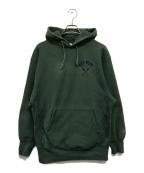 Championチャンピオン）の古着「90S REVERSE WEAVE （リバースウィーブ） プルオーバーパーカー」｜グリーン