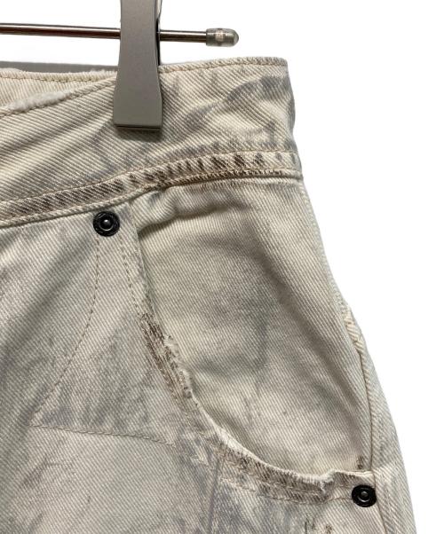 professor.E（プロフェッサー イー）professor.E (プロフェッサー イー) WORN-OUT-DENIM【】ウォーン・アウト・デニム ホワイト サイズ:SIZE 46の古着・服飾アイテム