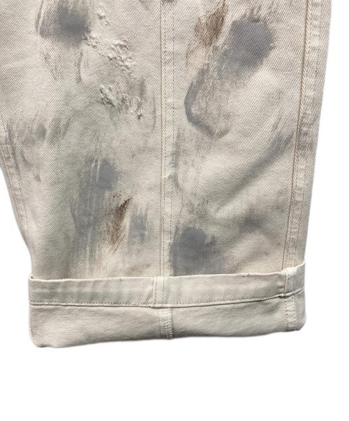 professor.E（プロフェッサー イー）professor.E (プロフェッサー イー) WORN-OUT-DENIM【】ウォーン・アウト・デニム ホワイト サイズ:SIZE 46の古着・服飾アイテム