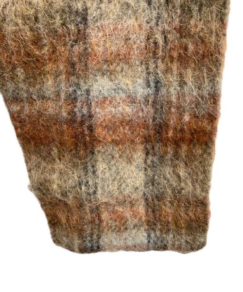 OUR LEGACY（アワーレガシー）OUR LEGACY (アワーレガシー) AMENT CHECK MOHAIR CARDIGAN【アメント チェック モヘア カーディガン】 ブラウン サイズ:SIZE 46の古着・服飾アイテム