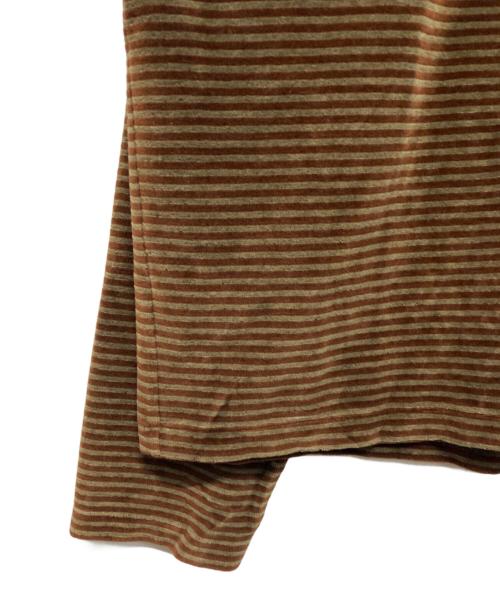 OUR LEGACY（アワーレガシー）OUR LEGACY (アワーレガシー) SHRUNKEN FULLZIP POLO(シュランケン フルジップ ポロ) ブラウン サイズ:SIZE 46の古着・服飾アイテム